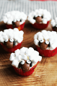 Cupcake de ovejas