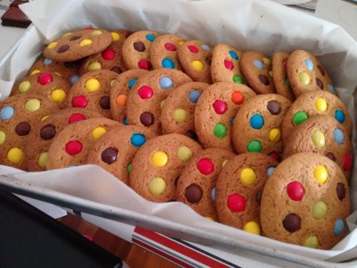 Cookies de M&Ms (o lacasitos)