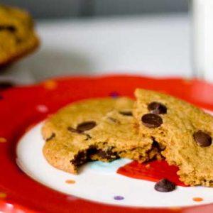 Cookies con gotas de chocolate